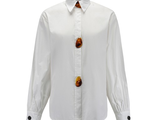 Large Button Long Sleeved Shirt